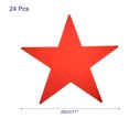 thumbnail image 2 of Recortes de Papel Estrella Unique Bargains Confeti Adornos para Cumpleaños Fiesta Aula Boda Rojo 11 Pulgadas Paquete de 24, 2 of 5