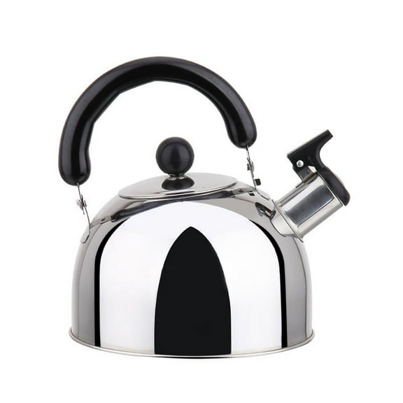 YBM Home Stainless Steel Stovetop Whistling Tea Classic Teapot with Ergonomic Handle, Induction Cooktops
