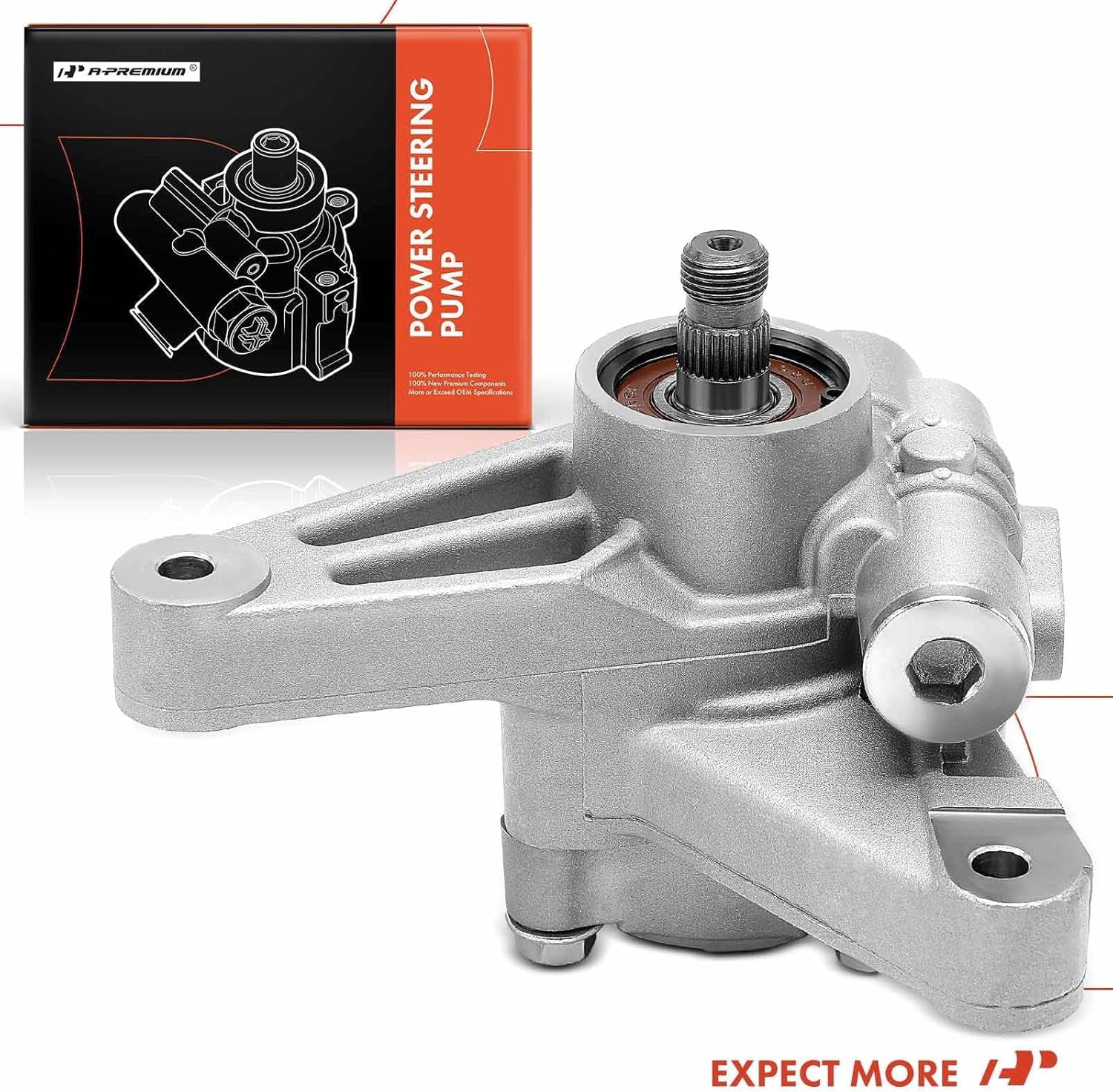 A-Premium Power Steering Pump, Compatible with Acura TL 2007-2008, 3.5L, Replace # 56110RDBA01
