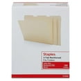 thumbnail image 4 of 30% Recycled Reinforced File Folders, 1/3-Cut Tab, Letter Size, Manila, 100/Box (ST56682-CC), 4 of 4