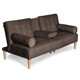 thumbnail image 4 of Sofá Cama Con Portavasos De Velvet Chocolate Modelo Zambroni, 4 of 10