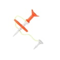 thumbnail image 3 of tamizeot Golf Tee Adjustable Golfer Gift Reusable Golf Tee Ball for Training Practice Orange Orange 8.7cm, 3 of 6