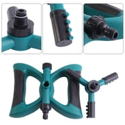 Riousery Rotary 3-Arm Garden Sprinkler, Automatic 360 Degree Rotating Water Sprinkler System for Lawn Irrigation, Yard, Flowerbeds, and Summer Cooling (9.45 inches / 24 cm)