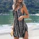 thumbnail image 2 of Cover Ups Para Mujer Traje de Baño Cubrir Ups Cuello en V Suelto Playa Bikini Traje de Baño Protector Solar Camisa Cubrir Odeerbi ODB123778, 2 of 5