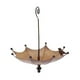 thumbnail image 1 of Comedero para pájaros con paraguas, colgante de hierro, baño para pájaros marrón, decoración de jardín Premium, soporte para comida de pájaros para, 1 of 9