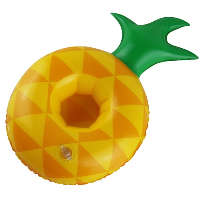 Flotadores para piscinas, flotadores, suministros para fiestas en la piscina de doble capa (piña)