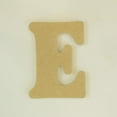 thumbnail image 2 of Package of 1, 8 Inch X 3/4" Thickness MDF Letter E in The Goudy Heavy Font, Thick, Upper Case for Art & Craft Project, Made in USA, 2 of 4