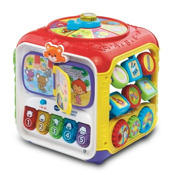 VTech Sort and Discover Activity Cube, Learning Toy for Baby Toddler