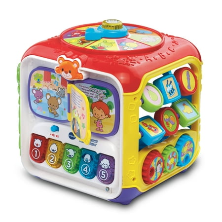 VTech Sort & Discover Activity Cube (Best Activity Cube For Toddlers)