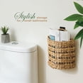 thumbnail image 4 of Set de 2 cestas colgantes de mimbre 84ECO para correo y flores, 4 of 7