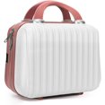 thumbnail image 1 of Estuche de viaje para maquillaje, bolsa organizadora de cosméticos dura, bolsa pequeña para maquillaje, caja Retro Mini Abs, Maleta de transporte para mujeres y niñas Namotu CZMR-ST93-3, 1 of 7