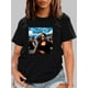 thumbnail image 1 of Womens Graphic T-Shirt - Bold Oil Painting Figure Print - Comfortable Sportswear Top with Short Sleeves and Crew Neck - Trendy Fitness Wear for Active Women, 1 of 7