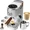 Sliver, variant on 5-in-1 Single Serve Coffee Maker, 19Bar Espresso Machine, Iced Coffee Maker, 600ml Water Tank, Easy to Use Coffee Machine for Ground/ESE Pod Coffee