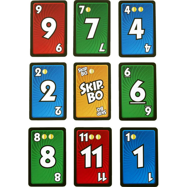 Mattel Games Skip Bo Card Games, for Adults and Family Night, Kids and  Adult Games, 2 to 6 Players Storage Tin Box ( Exclusive)