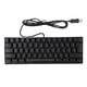 thumbnail image 2 of Teclado Gaming Con Cable, 61 Teclas, Retroiluminación Rgb, 8 Colores Individuales, Teclado Mecánico 60%, Anti-Ghosting, Alta Velocidad De Respuesta, Diseño Ergonómico, 2 of 7
