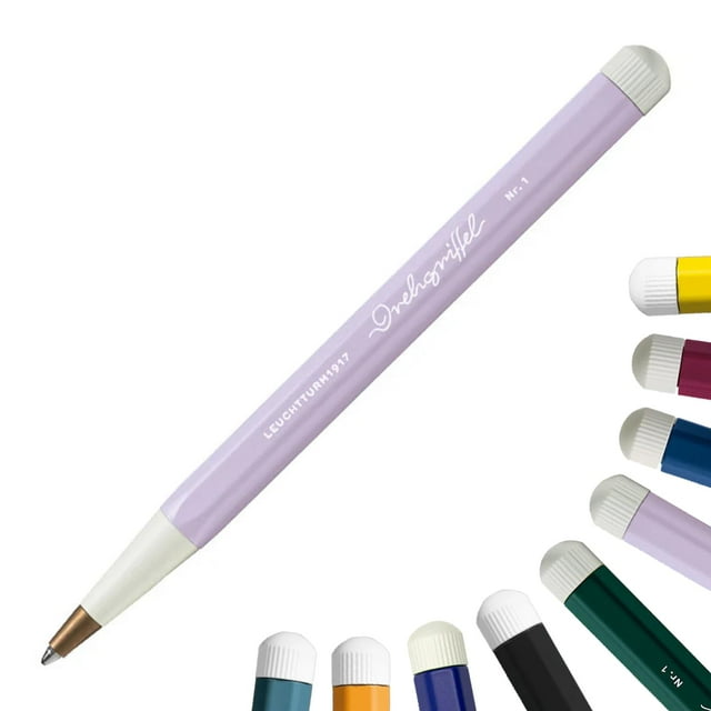 Bolígrafo LEUCHTTURM1917 Drehgriffel Lila con Tinta Azul