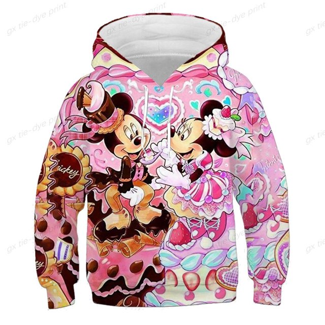 Sudadera con capucha de Disney, Sudadera con capucha de Mickey Mouse, Top divertido de dibujos animados, sudadera de manga larga, Sudadera con capucha de moda para niños y niñas Trend100 zhangmengya CONDUJO