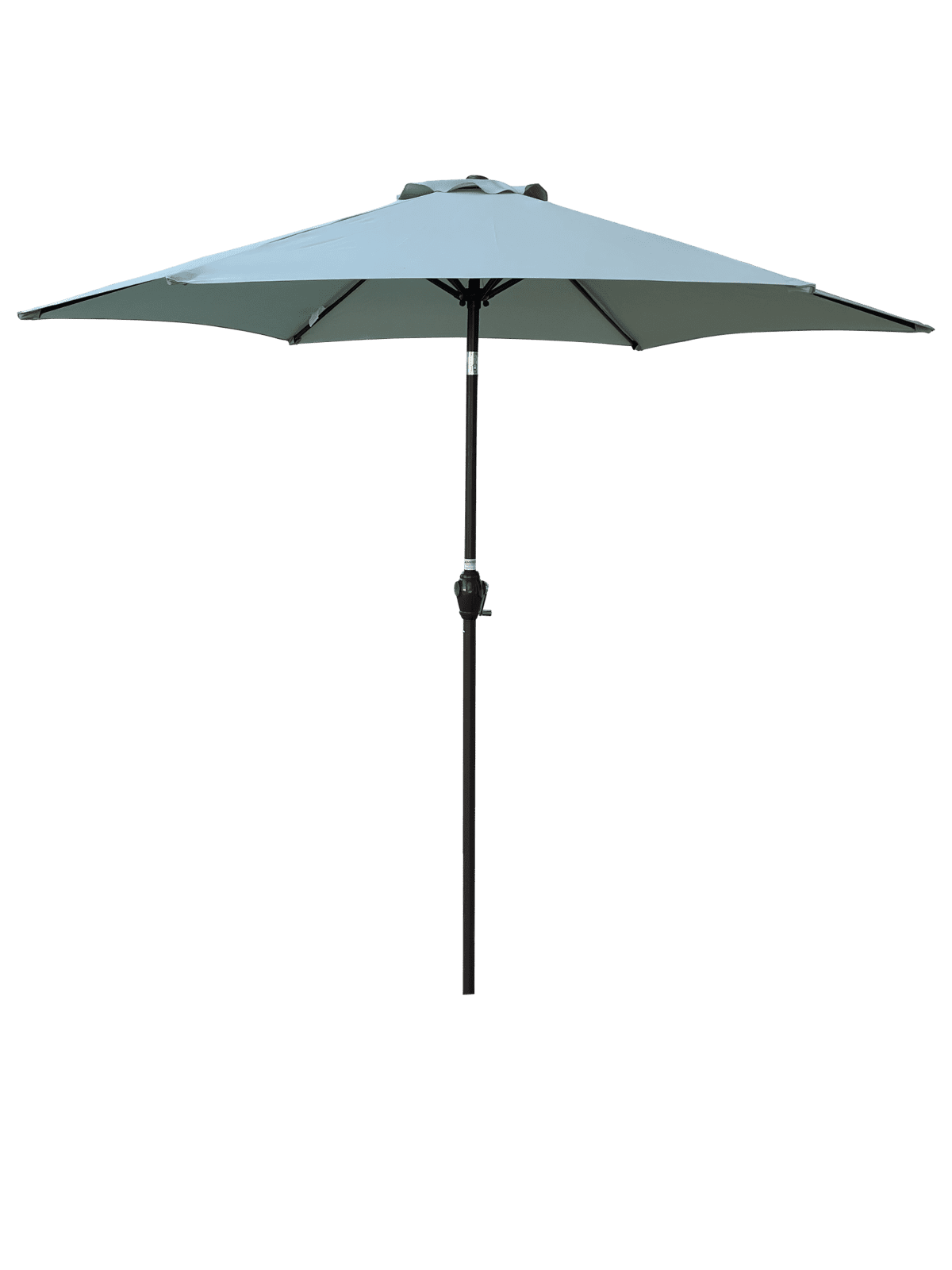 9FT, Patio Hanging Umbrella ,Outdoor Market Umbrella with 1.49'' diameter steel pole and 6 steel ribs ,crank handle,sunshade, for Garden, Lawn, backyard and Deck,Frosty Green
