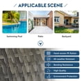 thumbnail image 3 of Bellemave PE Rattan Wicker Outdoor Sunbed for Garden Backyard Poolside Patio Day Bed with Adjustable Canopy Double Seat Chaise Lounge Chair with Cushions and Pillows (Gray Wicker + Gray Cushion), 3 of 12