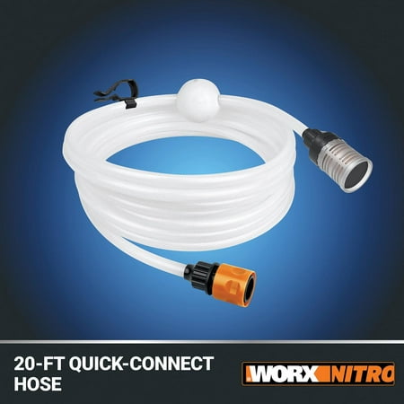 WORX - Nitro 20V Brushless Hydroshot up to 710 PSI at 1.0 GPM (1 x 4.0Ah Battery and 1 x Charger Included) - Black