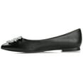 thumbnail image 3 of Journee Womens Renzo Slip On Pointed Toe Ballet Dress Flats, Widths Available, 3 of 10