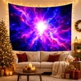 thumbnail image 3 of Vibrant Cosmic Nebula Explosion Against Dark Starry Space, Dramatic Celestial for Space Enthusiasts, Vibrant Space Art Decor, Birthday Gift, Tapestry Wall Hanging for Bedroom and Dorm, 3 of 7