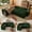 Green, variant on Howcool 100" Oversized Sleeper Sectional Sofa with Pull-Out Bed,U-Shape Corduroy Modular Sofa Couch with USB Ports & Storage,Dark Gray