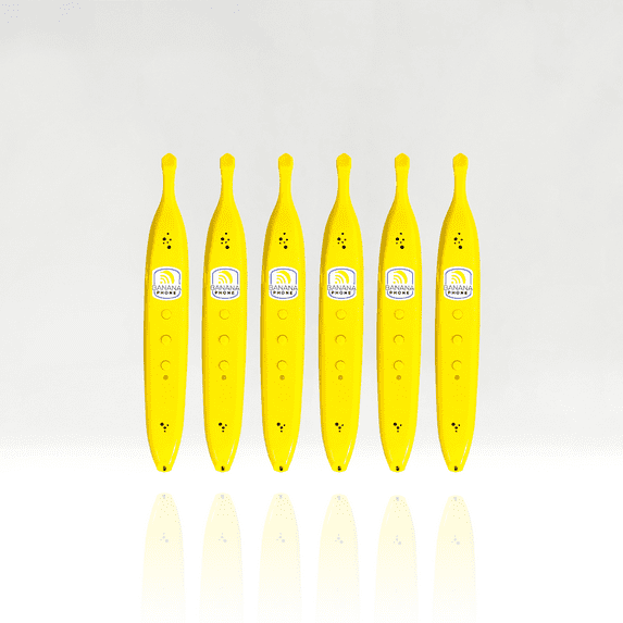 Banana Phone Bluetooth Handset and Wireless Speaker for Android and iPhone Mobile Devices