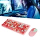 thumbnail image 1 of Combo De Teclado Y Mouse Inalámbricos, 86 Teclado Lindo Colorido Con Botones Multimedia, 2.4g USB Para PC, Computadora Portátil, 1 of 7