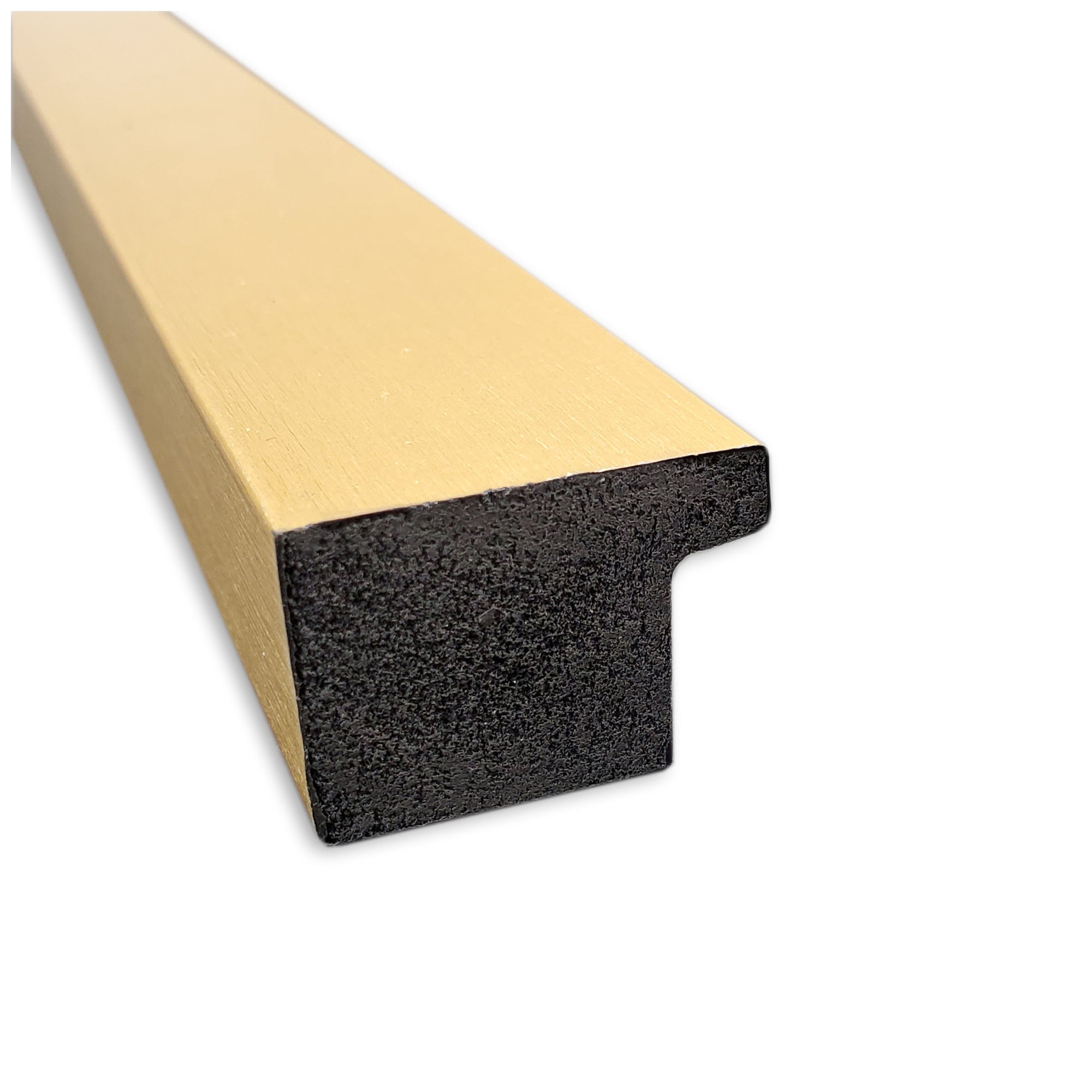 Amanti Art Black Cork Board Framed Grace Brushed Gold Narrow Bulletin Board 26 in. x 18 in.