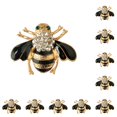 thumbnail image 3 of Sonducket Broche de seguridad Insecto Exquisito Diseñador deslumbrante Diamante de imitación Romántico Broche Día de San Valentín Broches de Type1 NO1, 3 of 6