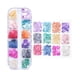 thumbnail image 1 of 12 colores arte de uñas holográfico brillo Shell lentejuelas iridiscente sirena copos pegatina manicura uñas arte suministros Adepaton HMHZ095-1, 1 of 7