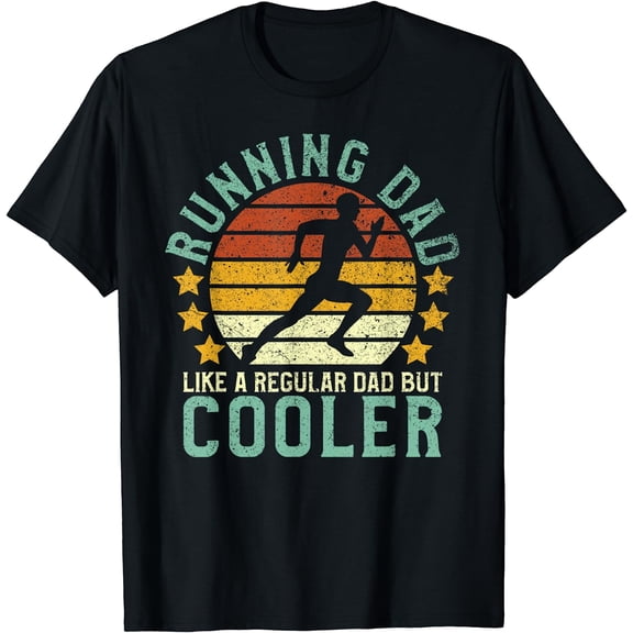 Mens Running Dad | Funny Marathon Runner Father's Day Gift T-Shirt