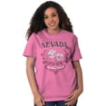 thumbnail image 4 of Cute Nevada Lucky Dice Floral NV Women's Graphic T Shirt Tees Brisco Brands L, 4 of 6