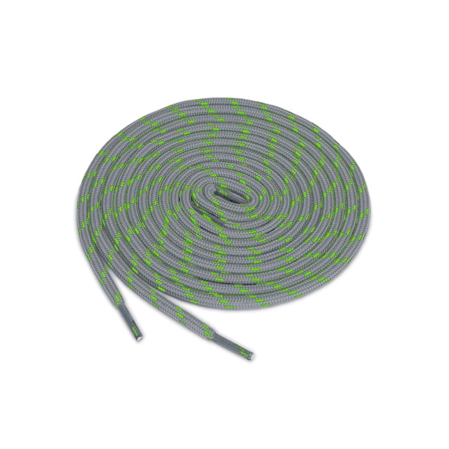 INSPIRE CHIC 3 Paires Lacets Ronds Antidérapants Résistants à l'Usure pour Bottes pour la Randonnée la Marche Chaussures d'Extérieur Gris Pâle Vert 120cm / 47.24 Pieds