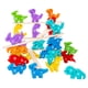 thumbnail image 1 of Juguete de construcción apilable de dinosaurios, bloques de animales de madera, juguetes educativos de equilibrio de madera para preescolar para la, 1 of 9