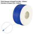 thumbnail image 2 of AWG30 656.2FT Cable de envoltura de placa de prueba Soldadura de PCB Cable de cobre estañado recubierto de PVC, 1 volumen azul, 2 of 2