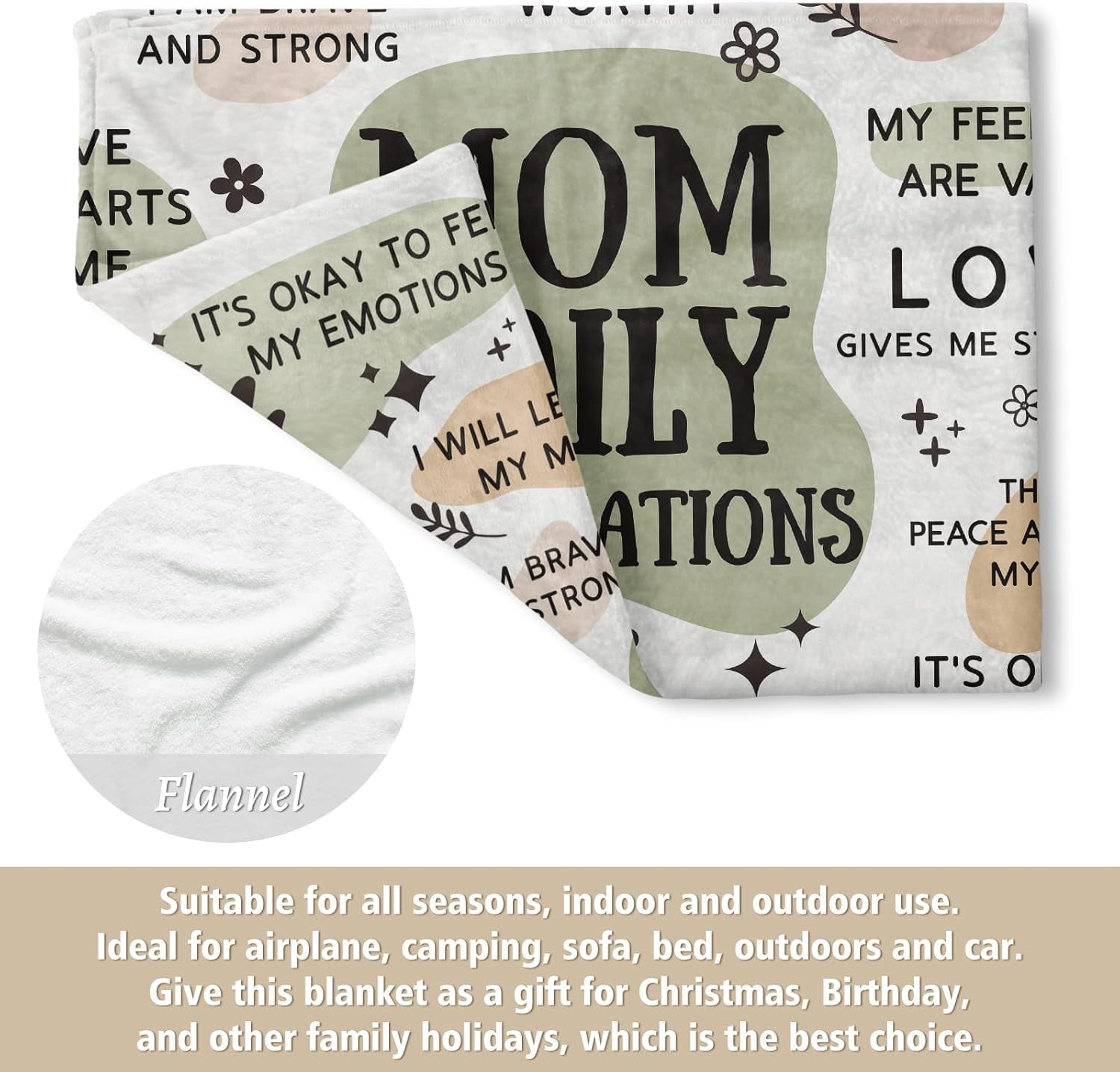 New Mom Gifts for Women Blanket, Postpartum Gender Reveal Mothers Day Birthday Gifts for Girl, Boy Mom
