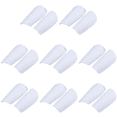 thumbnail image 1 of 1 Par Mallas Fútbol Escudo Antideslizante Protector Espinilleras para () Blanco, 1 of 6