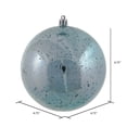 thumbnail image 6 of Vickerman 4.75" Christmas Ornament Ball, Baby Blue Shiny Mercury Finish, Shatterproof Plastic, Holiday Christmas Tree Decoration, 4 Pack, 6 of 6