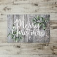 thumbnail image 2 of Creative Products Merry Chistmas Aspen Wood 27x18 Floor Mat, 2 of 2