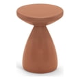 thumbnail image 1 of Meridian Furniture Anika Terracotta Iron Side Table, 1 of 8