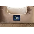 Serta Ortho Cuddler Pet Dog Bed, Medium, Brown