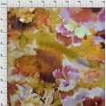 thumbnail image 4 of oneOone Cotton Cambric Brown Fabric Abstract-Blurred Floral Pattern Dress Material Fabric Print Fabric By The Yard 56 Inch Wide, 4 of 4