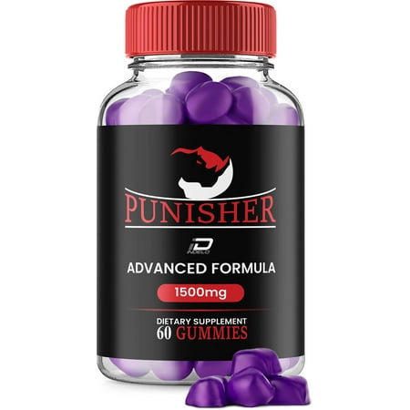 Punisher Gummies for Men – Punisher Gummy Natural Blend Reviews, 1 Pack, 60 Gummies
