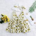 thumbnail image 3 of FRSASU Clearance Toddler Baby Kids Girl Sleeveless Strap Dot Print Bow Princess Dresses Hat, 3 of 9
