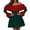 Dark Green, variant on Christmas Dresses for Women,Cozy Party Dress Elegant Holiday Swing A Line Midi Outfit For Festive Seasonal Gatherings And,Christmas Dress,Black,L
