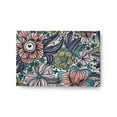 thumbnail image 2 of Simply Daisy 2' x 3' Orange Flower Melange Spring Chenille Rug, 2 of 5