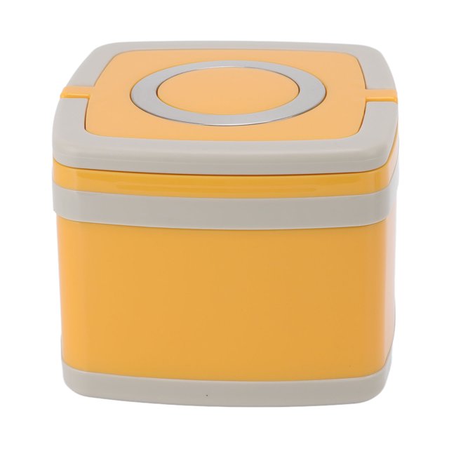 Fiambrera al vacío ANGGREK caja Bento aislada de Acero inoxidable 304 amarillo
