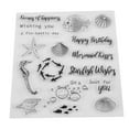 thumbnail image 4 of Card Making Stamps, Clear Imprint Clear Stamps Environmental DIY Production Recycling  For Photo Album For Greeting Card, 4 of 8
